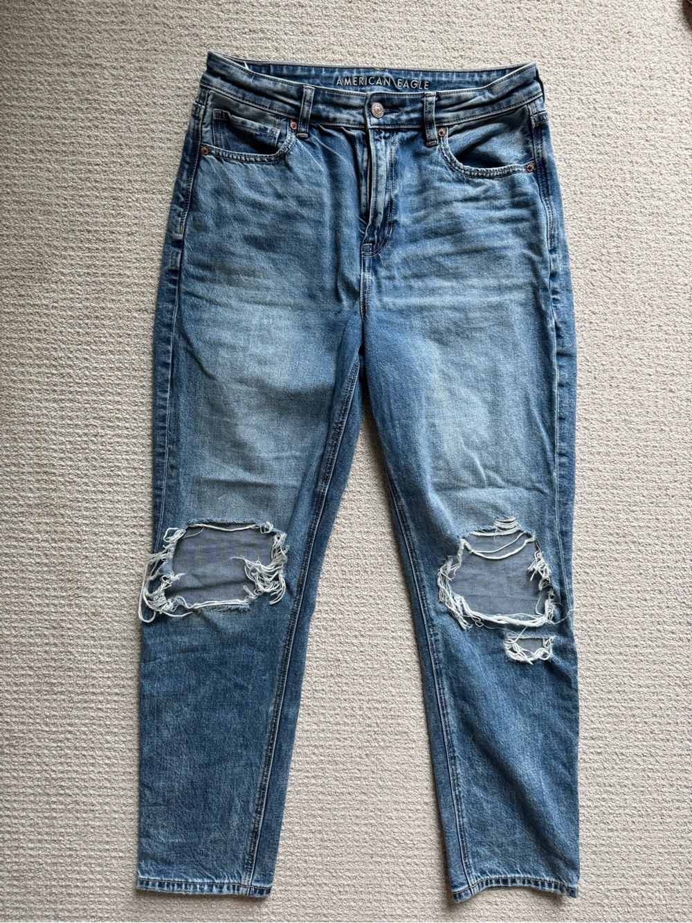 American Eagle Outfitters Women’s Medium Blue Jeans - Picture 2 of 4